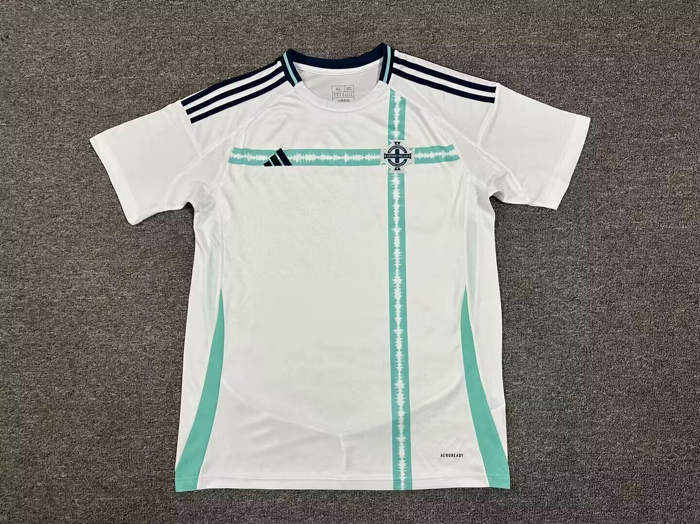 AAA Quality Northern Ireland 2024 Euro Away White Soccer Jersey